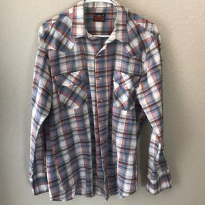 Western Fashions snap button long sleeve xl